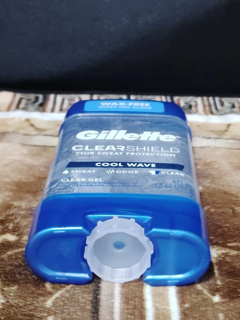 Gillette ClearShield Cool Wave 72hr Sweat Protection Clear Gel 3.8 OZ